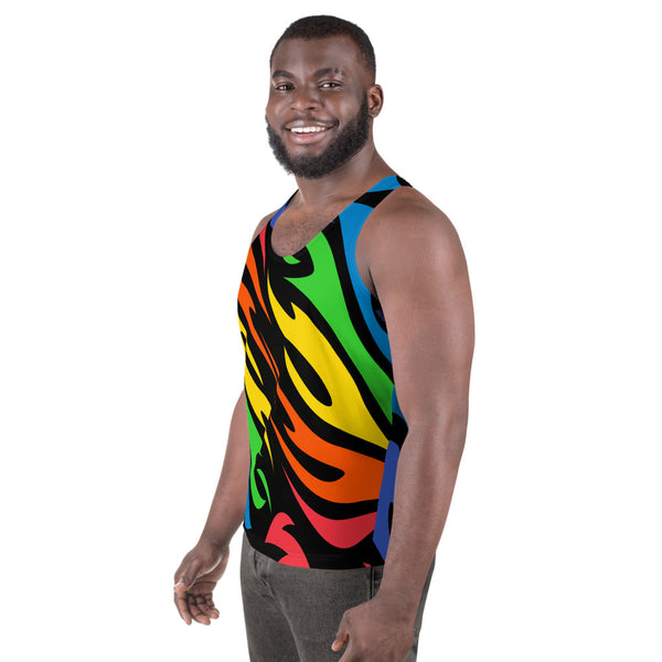 rainbow muscle tank