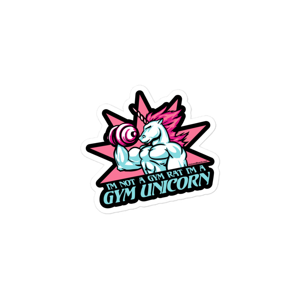 I'm a Gym Unicorn Sticker by Unicorn Muscle - Unicorn Muscle