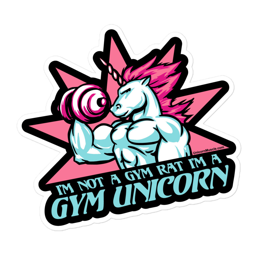 I'm a Gym Unicorn Sticker by Unicorn Muscle - Unicorn Muscle