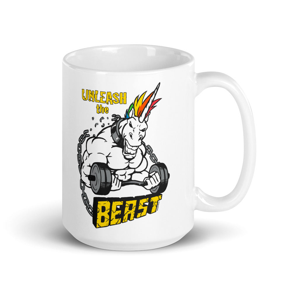 Unleash the Beast Mug - Unicorn Muscle