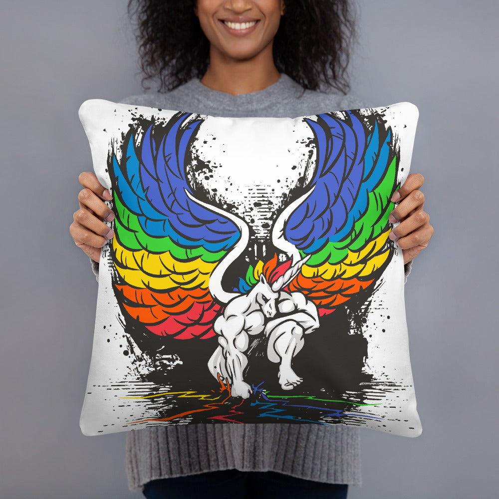 Stand Your Ground Pillow by Unicorn Muscle - Unicorn Muscle