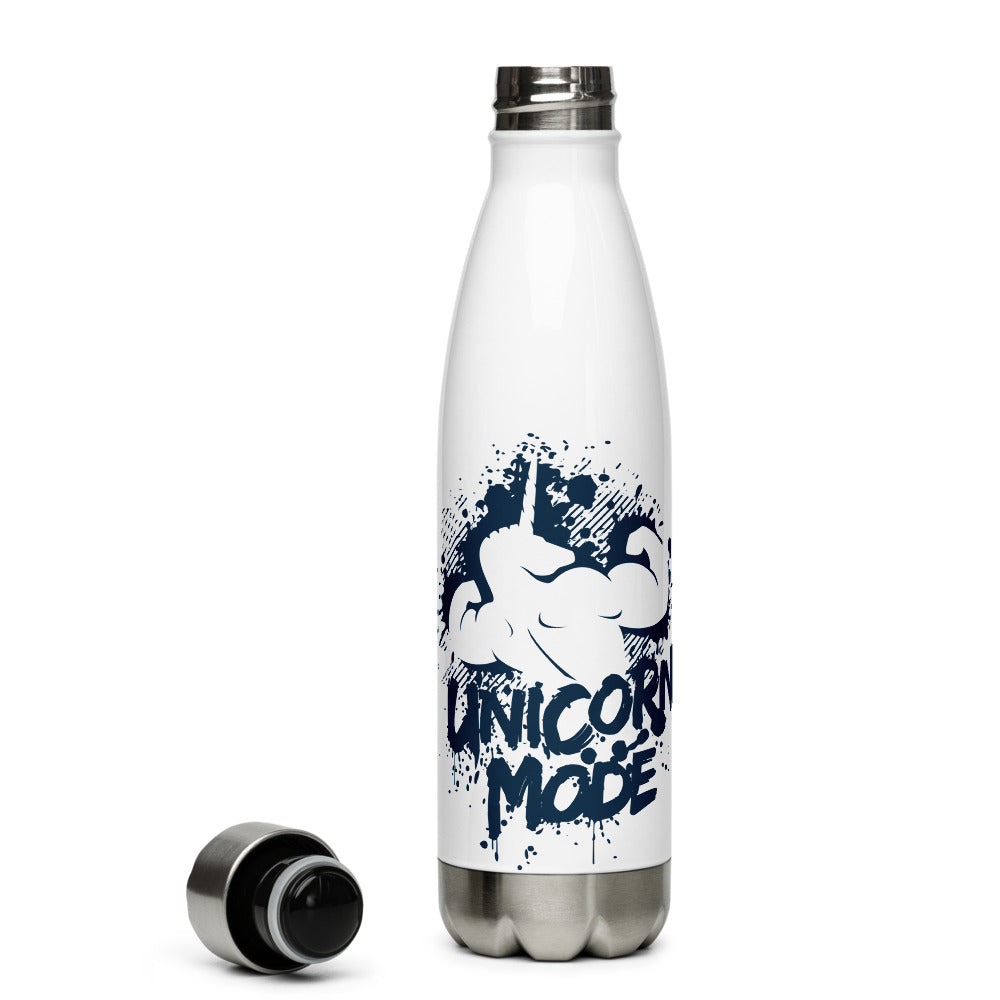 Unicorn Mode Stainless Steel Water Bottle by Unicorn Muscle - Unicorn Muscle